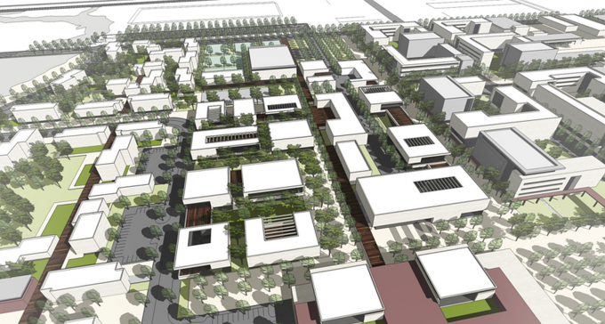 קריית המודיעין (איור: מנהלת מעבר דרומה)